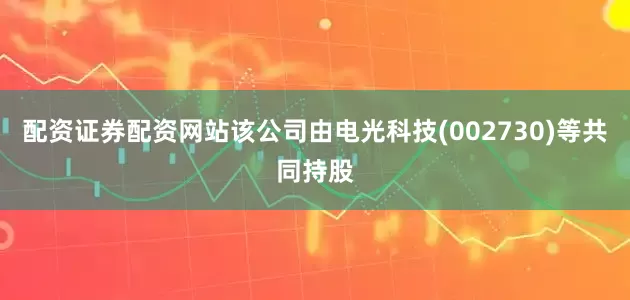配资证券配资网站该公司由电光科技(002730)等共同持股