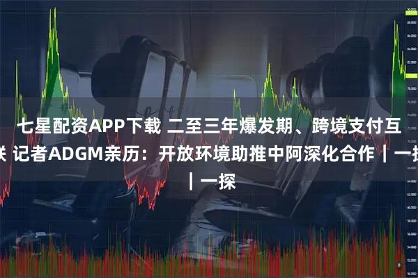 七星配资APP下载 二至三年爆发期、跨境支付互联 记者ADGM亲历：开放环境助推中阿深化合作｜一探