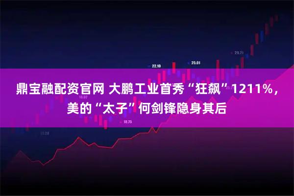 鼎宝融配资官网 大鹏工业首秀“狂飙”1211%，美的“太子”何剑锋隐身其后